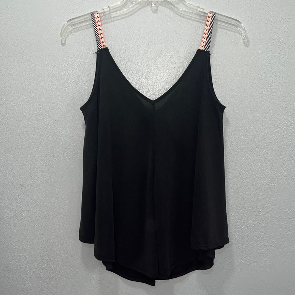Green Envelope Los Angeles Womens Tank Top Size S Black